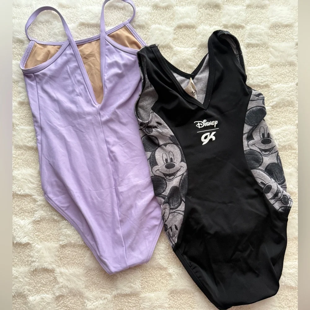 Disney GK + Wear Moi Kids Leotard/Gymnastics/Dance Suit Size 8/10-12